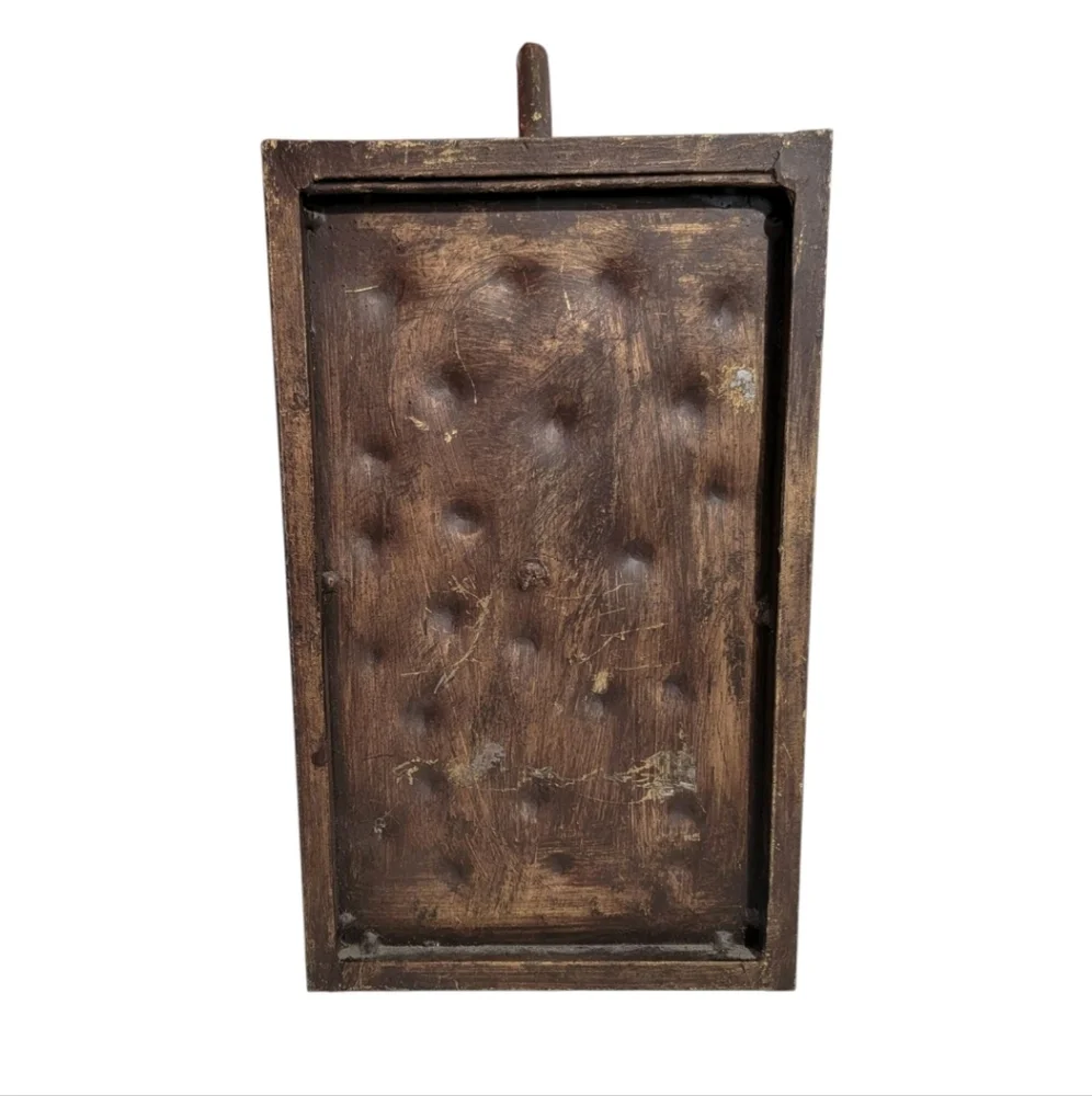 VTG Celestial Wall Decor Sun Moon Bronze Brushed Gold Metal Candle Holder *READ*